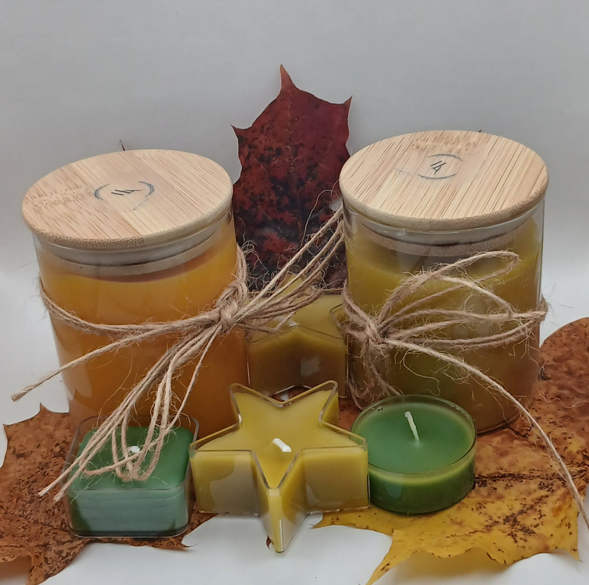 Round shape Beewax Fragrance Candle